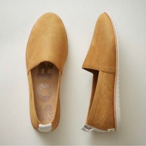 Sorel Ella Camel Leather Suede Waterproof Slip-on Casual Flats Shoes 7